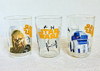 Amora Lucasfilm Star Wars Art Deco Glass Table Collection Set of 3 France