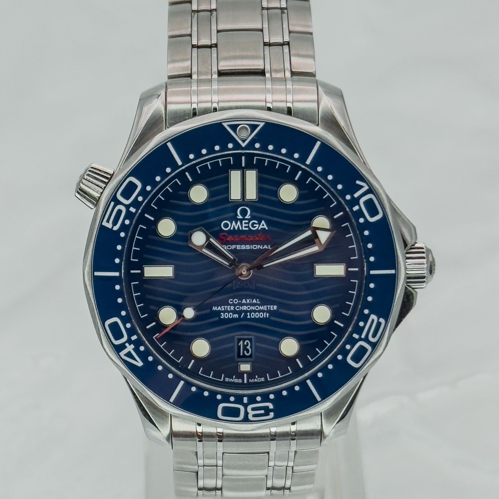 Omega Seamaster Diver 300M Blue Wave Dial 42mm Automatic | Steel Bracelet | 2023