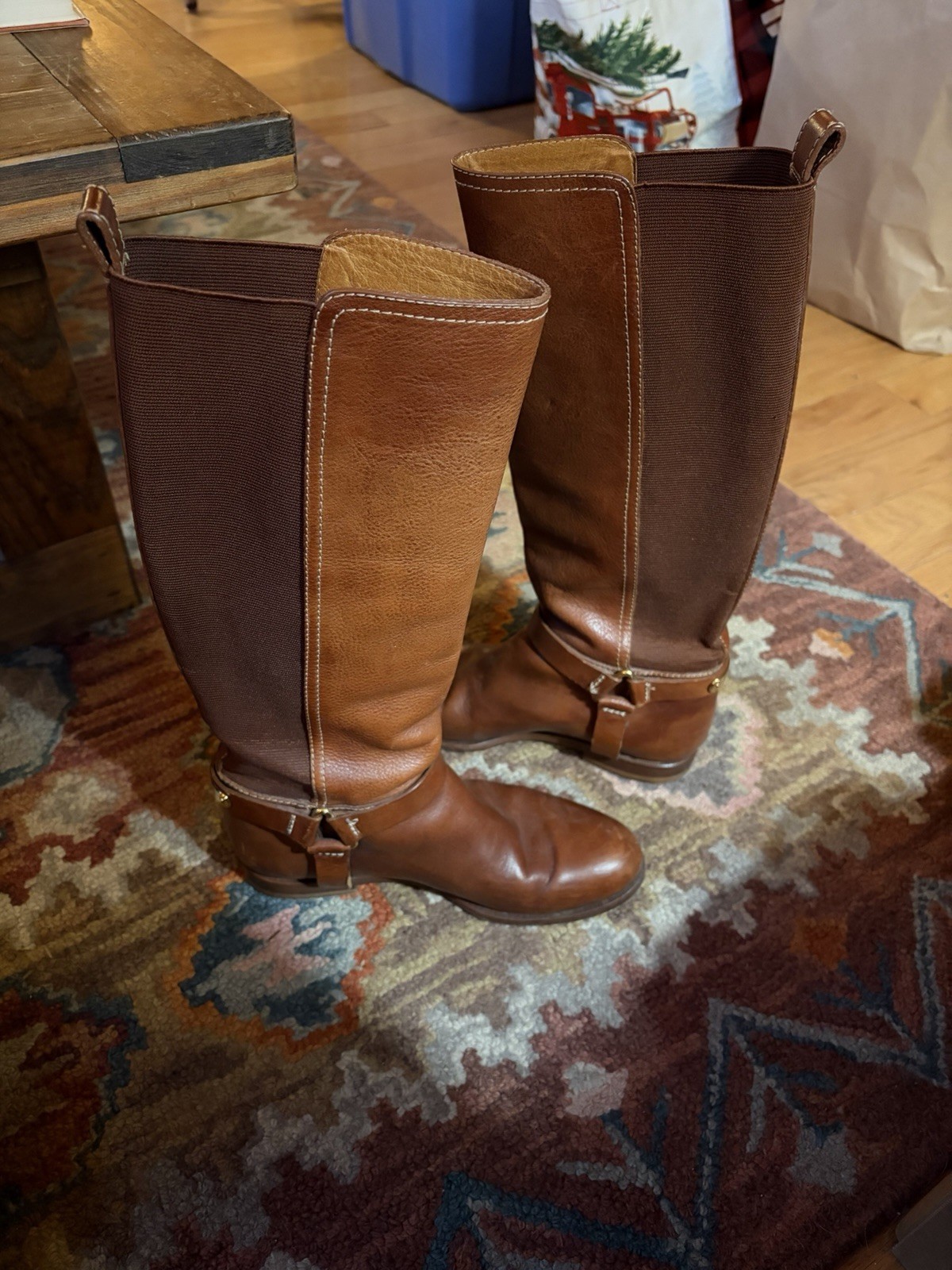 Ralph Lauren Collection Purple Label Sabeen Equestrian Leather Tall Riding Boots