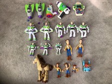 Lot of 20 Disney/Pixar Buzz Lightyear/Woody Action Figures