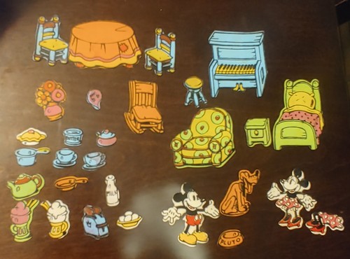 Vintage Mickey Mouse Playhouse Colorforms Replacement Parts