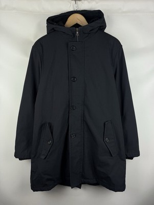 Prada FW 2006 Herren Belted 3 In 1 Fleece Lined Hooded Parka Jacket Size 48