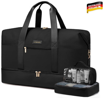 Reisetasche Weekender Duffle Bag 50x38x25 cm Schuhfach