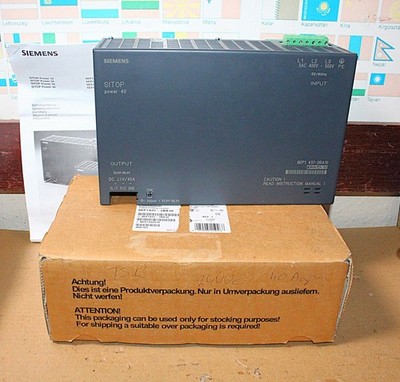 Siemens Sitop Power 40 6EP1437-2BA10 Stabilized Power Supply 24Vdc 40A  ( 7330)