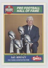 1990 Swell Pro Football Hall of Fame Art Rooney #35 HOF 0uf1