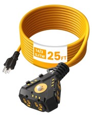 SURAIELEC Industrial Power Strip with Multiple Outlets, 6-Outlet Power Hub, 25FT