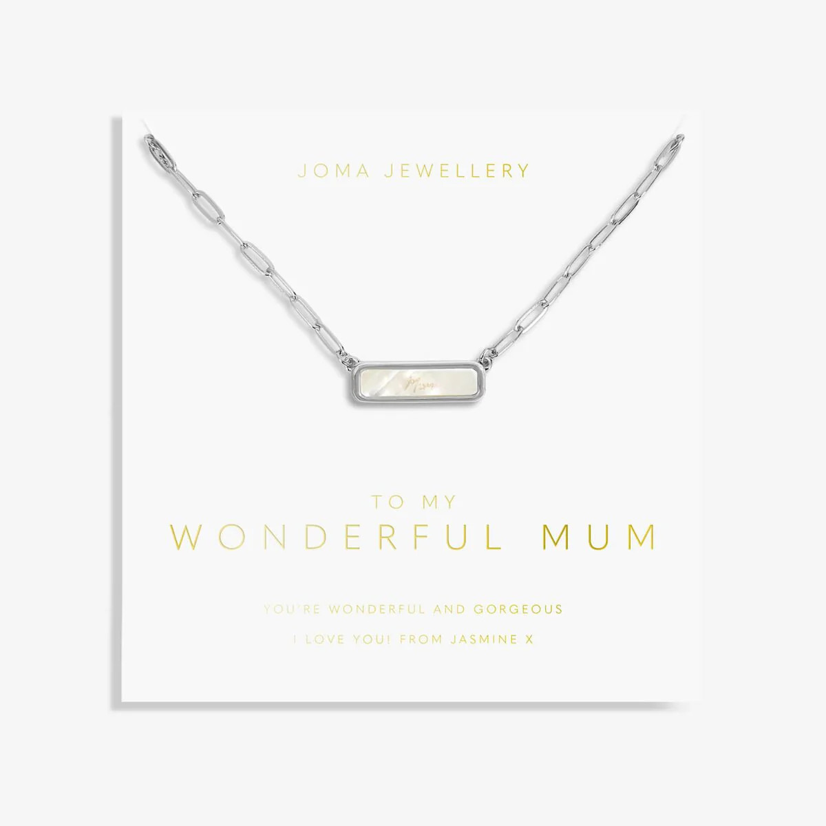 My Moments 'To My Wonderful Mum' Necklace By Joma Jewellery