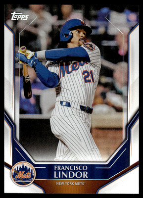 2026 Topps Collector Kit Francisco Lindor MLB-4 Wave Parallel New York Mets