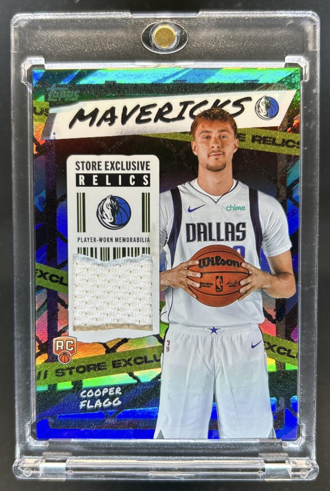 2025-26 Topps Cooper Flagg Store Exclusive Relic RC Rookie #SR-CF Mavericks