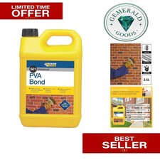 Everbuild 501 Universal PVA Bond - Strong Water-Resistant Craft Adhesive 2.5L