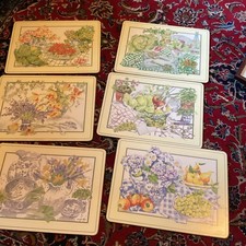 Vintage Pimpernel Placemats X 6 Classical Design 12”x9”