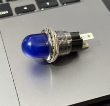 Vintage Blue Purple Beehive Smooth Dash Gauge Panel Light Hot Rod Rare Vintage Blue Purple Beehive Smooth Dash Gauge Panel Light Hot Rod Rare
