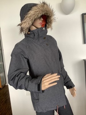 Roxi Skijacke, Damen, Gr. S, Grau