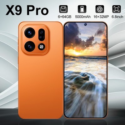 2026 X9 Pro Android 5G Smartphone Entsperrte 6+64GB Ohne Vertrag Dual SIM Handy