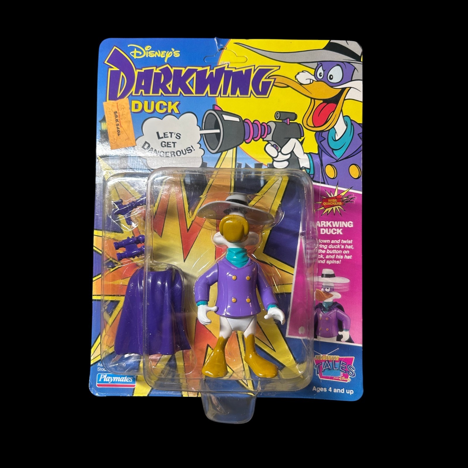 Vintage 1991 Playmates Disney's Darkwing Duck RARE! NEW SEALED