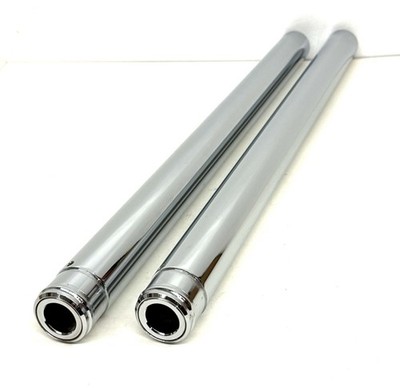 CUSTOM CYCLE ENGINEERING 41MM ULTRA CHROME 24-1/4'' FORK TUBES USA-MADE HARLEY