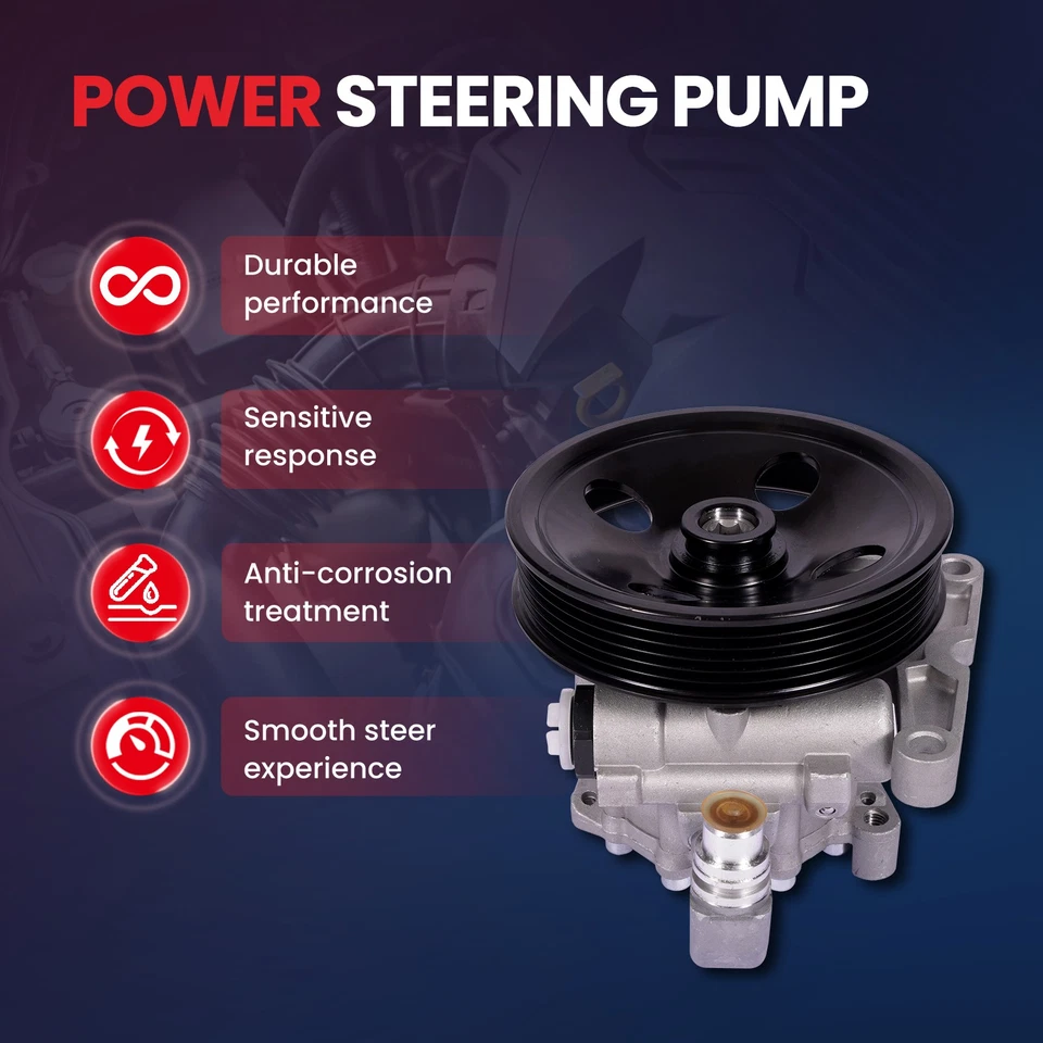 Power Steering Pump for Mercedes-Benz 2000-2006 S430 S500 & 2001-2002 S55 AMG V8 - Image 2 of 4