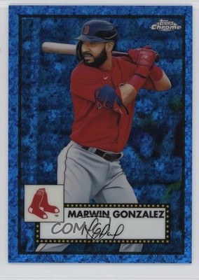2021 Topps Chrome Platinum Anniversary 46/199 Marwin Gonzalez #487 0o54
