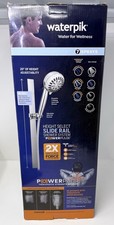 Waterpik - Height Select - Slide Rail Shower System with Power Pulse- Showerhead