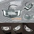 21-25 Cadillac Escalade LED Silver Bright White Illuminated Front Grille Emblem