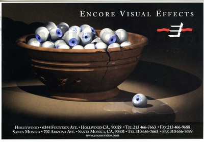 1997 Encore Visual Effects Hollywood Movies MAGAZINE PRINT AD Wall Decor! (5192)