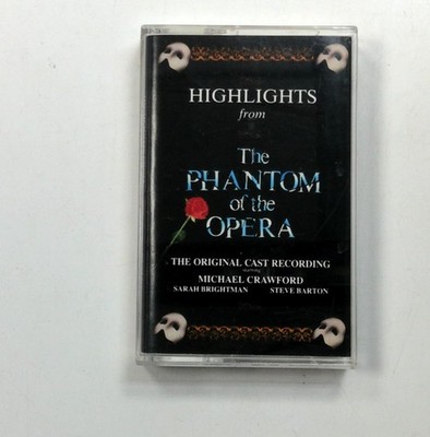 Andrew Lloyd Webber Phantom of the Opera Highlights Cassette 1987 Polydor
