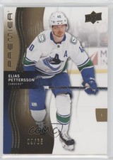 2023-24 Upper Deck Premier Gold 9/65 Elias Pettersson #18 1jp0