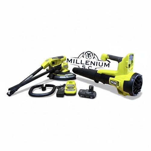 Ryobi ONE+ 18V Cordless Edger & Blower Combo Kit - USED - 2Ah Battery & Charger