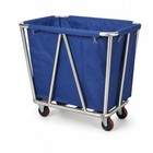 Rolling Laundry Cart Heavy Duty Linen Collection Cart Sturdy for Housekeeping