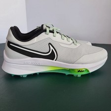 Nike Air Zoom Infinity Tour NEXT% Golf Shoes Mens White Black Volt Size 10 Wide