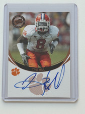 2006 Press Pass Authentics Football Tye Hill Auto Autograph Rookie RC Card. rookie card picture