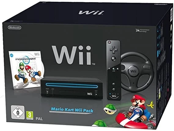 wii Pack Mario Kart Wii Noir - Photo 1/1