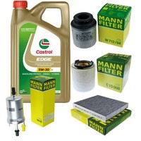 Inspektionspaket 5L Castrol Titanium 5W-30 FüR VW Polo 1.2 TSI Seat Ibiza IV