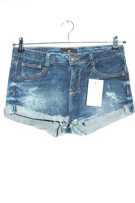 LTB Jeansshorts Damen Kurze Hose Gr. DE 36 blau Casual-Look