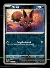 Nickit 119/182 Common Paradox Rift Pokemon Reverse Holo Near Mint