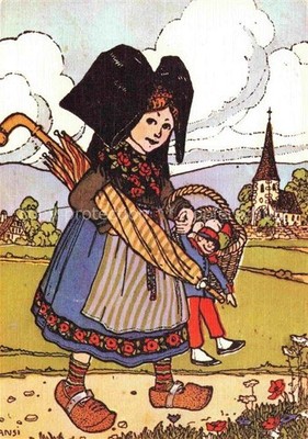 Hansi Waltz J J artist card Alsace Alsace Alsace trouve au Marche beaucoup B