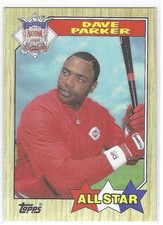 Dave Parker 1987 Topps All Star #600 Cincinnati Reds
