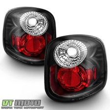 Black 2000-2003 Ford F-150 Flareside Altezza Tail Lights Lamps Leftright Pair