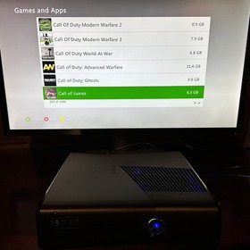 Xbox 360 With Full Game Library - Clean