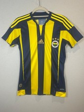 100% Authentic Adidas Fenerbah&ccedil;e 2015/16 home football shirt, Mens Size XS