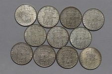 🧭 🇸🇪 SWEDEN KRONA 1954 TO 1968 WITH DUPLICATION MELT VALUE $82.06 B91 #54