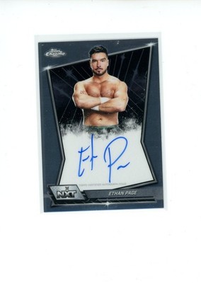 2026 Topps Chrome WWE Ethan Page #NXT-ETH NXT Autograph Auto