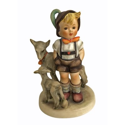Hummel Goebel Little Goat Herder Porcelain Figurine Germany Mold 200 TMK 4 5''