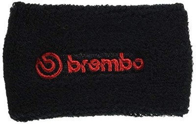 Brembo Reservoir Tank Cover Wristband Black with Red Logo 99.8637.56from JP
