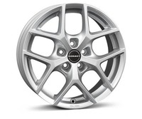 1X Borbet Design Y Kristallsilber 7.0Jx17 5X108 ET42