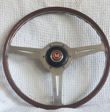 1960s Les Leston Steering Wheel Tulip Boss Classic Mini Cooper S Not Badge 1960s Les Leston Steering Wheel Tulip Boss Classic Mini Cooper S Not Badge