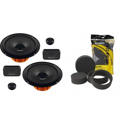 Hertz Dieci Series DSK 165.3 Component Speaker Kit 6.5'' 2-Way with RKFR6 Road...