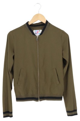 AJC Damen Blouson Jacke 32/XXS Grün Casual Urban Bomber
