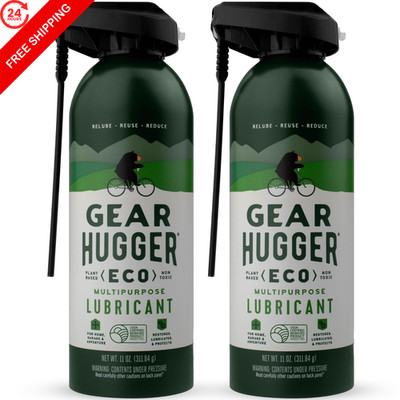 Gear Hugger Multipurpose Lubricant Spray - Eco-Friendly (11 oz, 11 Green
