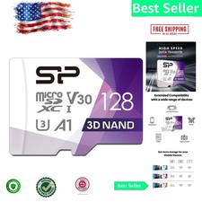 Speedy 128GB U3 Micro SD Card - Perfect for Action Cameras  High-Def Recordings